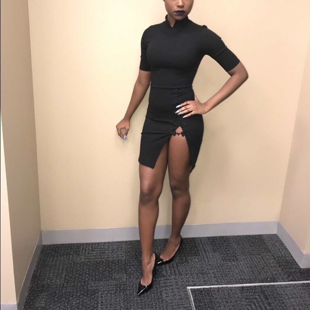 Black Japanese dress